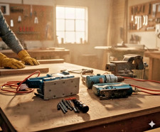 Job Lot of Corded Power Tools –Black & Decker Drill, Jigsaw, Sander & Drill Bits