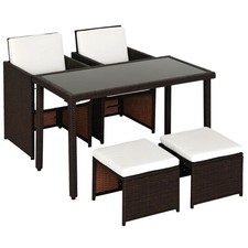Rattan Dining Set with