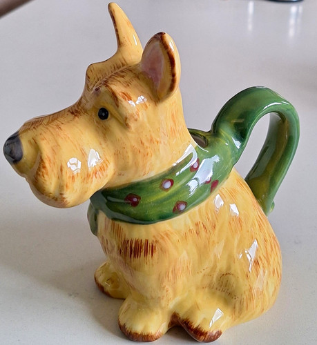 Ceramic scottish terrier - ceramic,