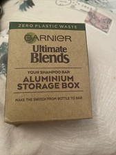 Garnier Ultimate Blends Aluminium Storage Tin / Box For Shampoo Bar