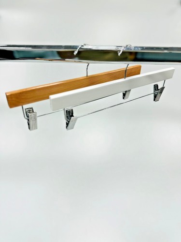 Wood metal clip hangers - metal,