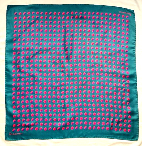 Vintage jacqmar silk scarf - scarf,