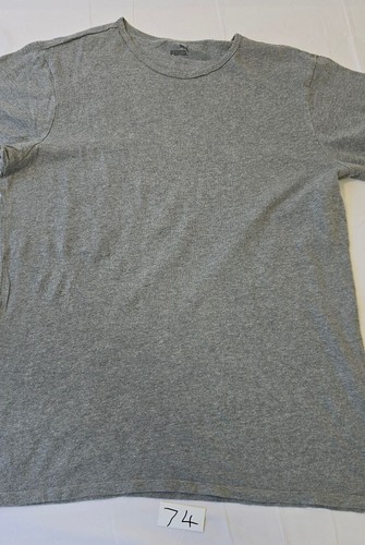 Puma grey crew neck shirt - neck, t-shirt