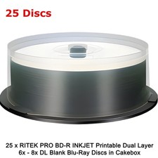 25 x RITEK PRO BD-R 6x-8x