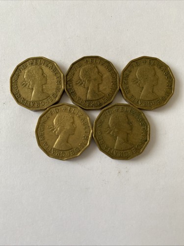 Elizabeth three pence coins - elizabeth,