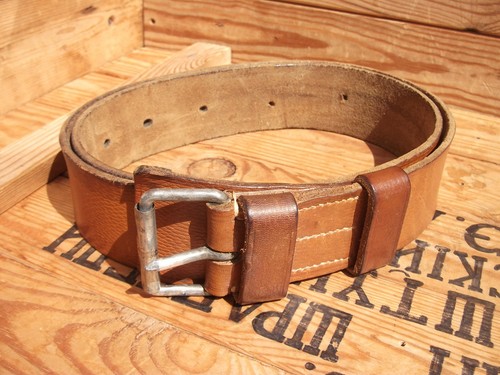Original vintage army - vintage, leather