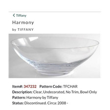 Tiffany harmony clear - harmony,