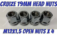Alloy Wheel Nuts Open x 4 M12x1.5 Rover MG TF GS ZS MGF Metro