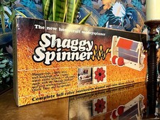 SEALED Boxed 1970s SHAGGY SPINNER Leonora Wool Weaving Loom Craft Machine Rugs