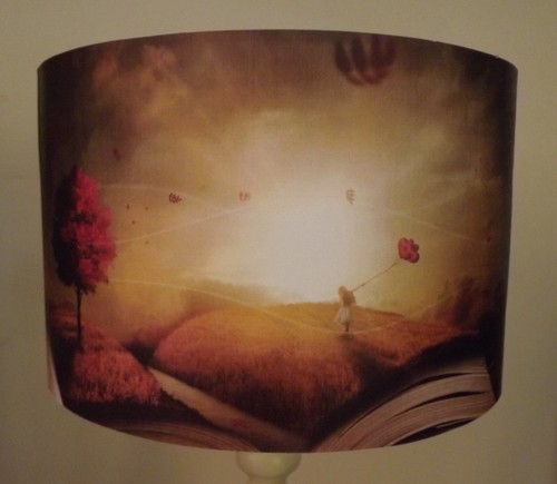 Story book lampshade light - story, lampshade,light