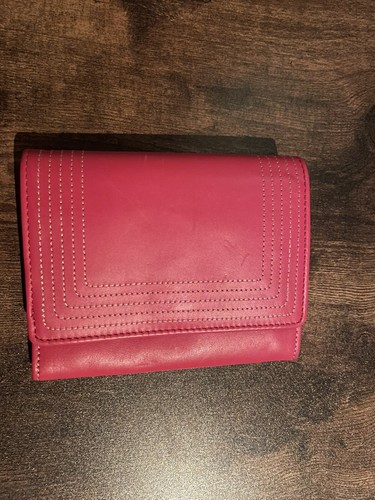 Hotter red leather purse - red,