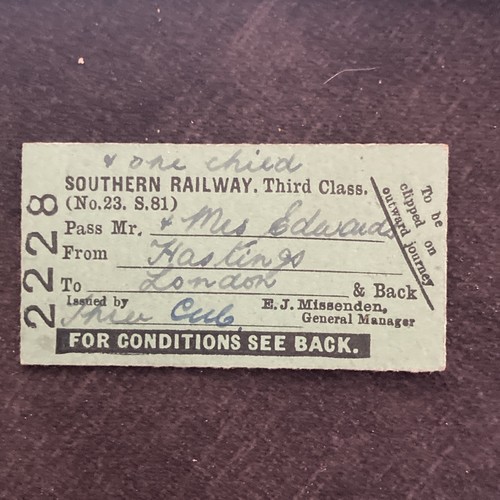 Railway ticket - , (