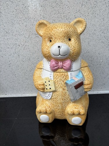 Vintage ceramic teddy - vintage,
