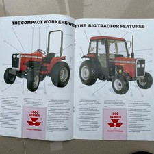 Massey Ferguson 1010-1035 /230-360 series  leaflet sales brochures x2 -1987