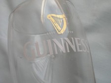 Guinness Tulip Shaped Pint Beer Glass  - Selling in aid of charities
