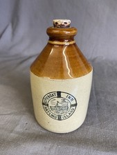 Lifeboat Inn Hayling IslandSmall Flagon Vintage Glazed Stonewear 11cm Tall