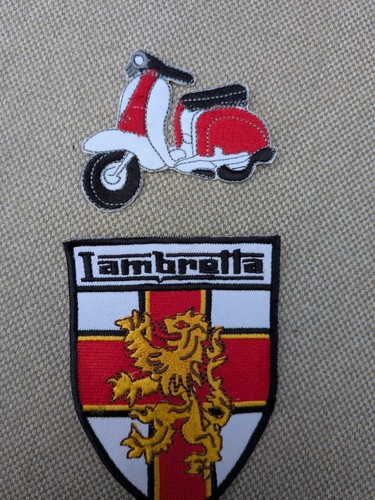 Lambretta sew on patches - 2,