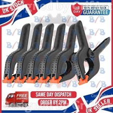 6 X LARGE 6'' SPRING CLAMPS