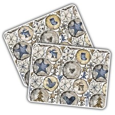 2x Vinyl Sticker Nordic Log