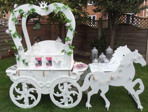 Horse and carriage sweet cart - horse,