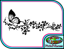 Butterfly Flower H Vinyl