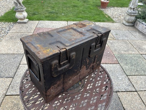Ammo box metal b166 1944 - ammo,