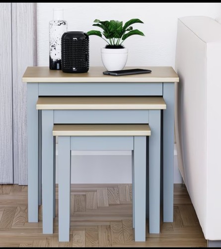 Wooden nest tables piece - nest, 3