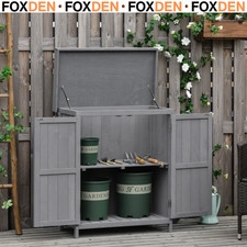 Wooden garden shed double door - wooden,