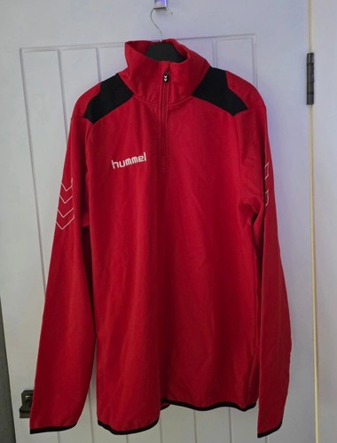Hummel quarter zip red medium