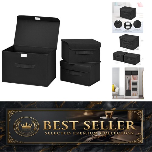 Pack foldable storage boxes - 3,