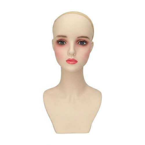 Mannequin head with shoulders - head,