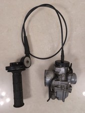 Vintage Amal Motorcycle Carburettor With Doherty Twist Grip and Throttle Cable