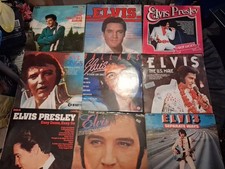Elvis Presley Vinyl LP Records Job Lot Christmas Love Songs Rock N Roll King