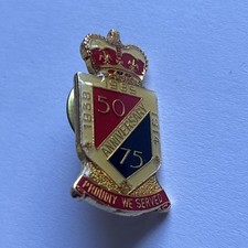 Royal Canadian Mounted Police Metal Badge. 75th Anniversary