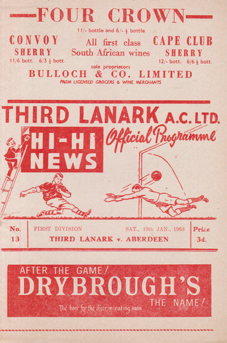 Third lanark aberdeen - third, v
