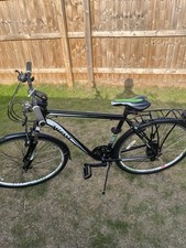21” Men’s Hybrid Trekking Bike – Shimano 21-Speed, Side Stand, V-Brake – Used