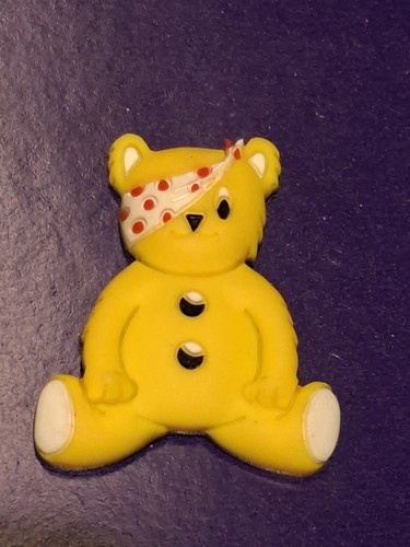 Pudsey bear pin - pudsey,