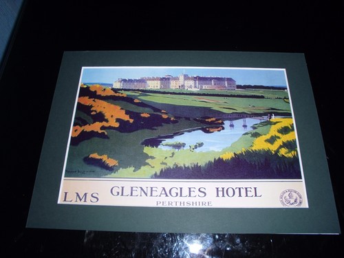 Gleneagles golf print - golf,