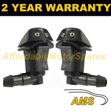 PAIR UNIVERSAL WINDSCREEN WASHER TWIN JET STRAIGHT INLET PUSH FITTING 4MM WWY3