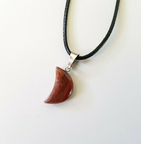 Crescent moon necklace - moon,