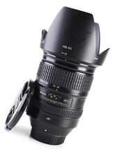 Nikon AF-S 28-300mm F3.5-5.6 G ED VR AF Zoom Lens Front & Rear Lens Caps & Hood