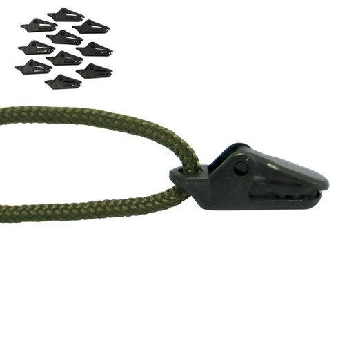 10pk paracord clips locking - paracord,