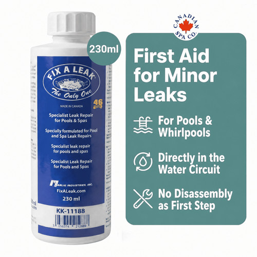 Fix leak hot tub pool - &,