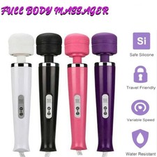 Electric Magic Wand Massager Full Body Waterproof – 10 Speed Vibration Modes UK