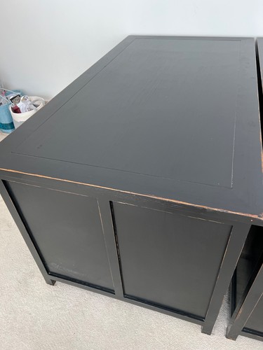 Lombok canton desk - lombok, ash