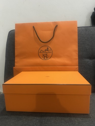 Authentic hermes orange - hermes, large
