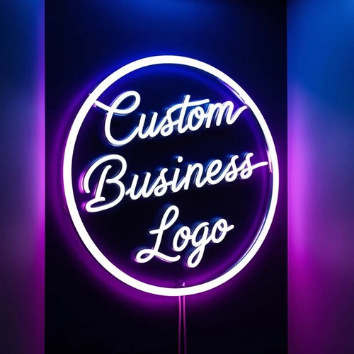 Custom business logo - neon, sign