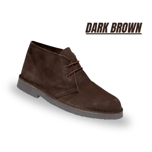 Mens suede desert boots - suede,