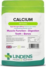 Calcium 400mg - 100 Tablets -