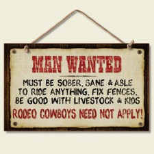 Western Lodge Cabin Decor ~Man